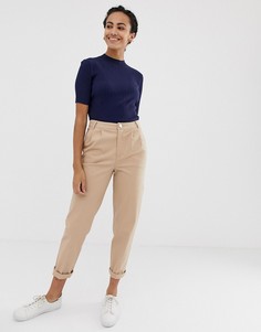 Брюки чинос ASOS DESIGN-Бежевый