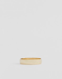 Золотистое кольцо ASOS DESIGN-Золотой