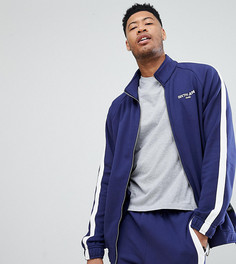 Синяя спортивная куртка с полосками на рукавах Sixth June эксклюзивно для ASOS-Синий
