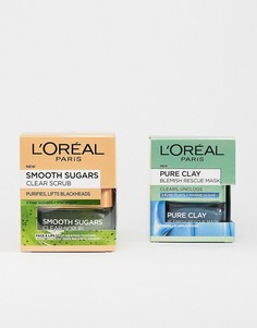 Набор средств для борьбы с черными точками LOreal - СКИДКА 17%-Бесцветный Loreal