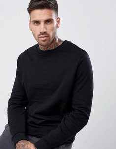 Черный свитшот ASOS DESIGN