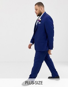 Свадебные ярко-синие брюки River Island big & tall-Синий