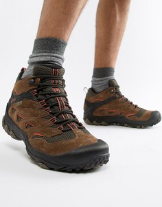 Коричневые фестивальные походные ботинки Merrell - Chameleon 7 Limit-Серый