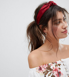 Эксклюзивная красная повязка на голову с ремнем My Accessories London-Красный