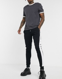 Облегающие джоггеры ASOS DESIGN-Черный