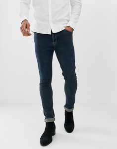 Супероблегающие джинсы в винтажном стиле ASOS DESIGN-Синий