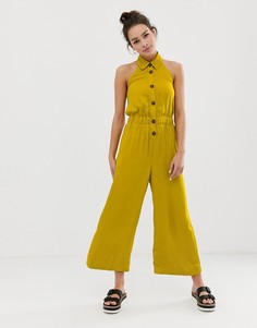 Комбинезон с кюлотами и с пуговицами ASOS DESIGN-Мульти