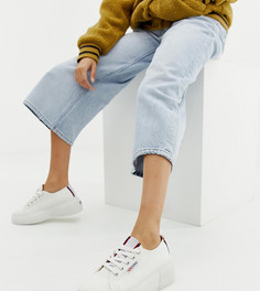 Эксклюзивные белые массивные кроссовки с полосками Superga 2297-Белый