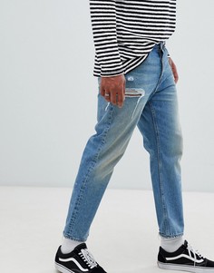 Синие джинсы в стиле 90-х Cheap Monday-Синий