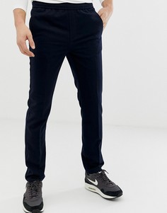Темно-синие облегающие джоггеры с эластичным поясом Burton Menswear-Синий