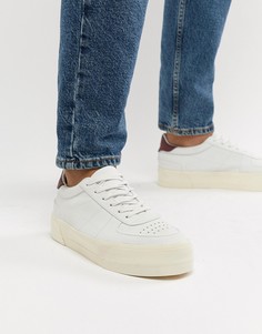 Белые кроссовки на толстой подошве ASOS DESIGN-Белый