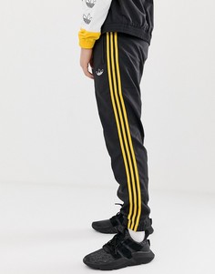 Черные тканые джоггеры с 3 полосами adidas Originals DV3142-Черный