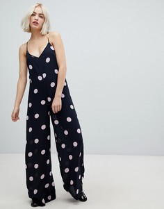 Комбинезон в горошек Pepe Jeans Cora-Темно-синий