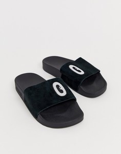 Черные шлепанцы adidas Originals - Adilette-Черный