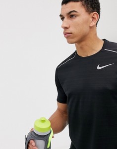 Черная футболка Nike Running Miler-Черный