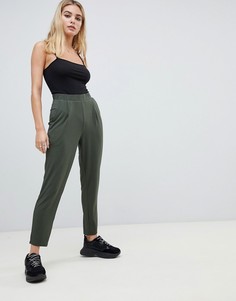 Трикотажные брюки ASOS DESIGN-Зеленый