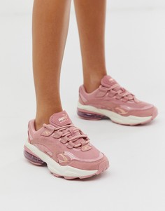 Розовые кроссовки с лакированными вставками Puma Cell Venom-Розовый