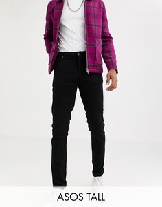 Черные джинсы скинни ASOS DESIGN Tall-Черный