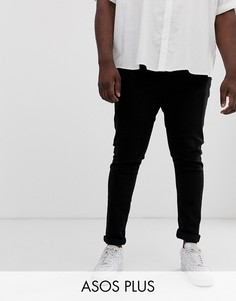 Черные джинсы скинни ASOS DESIGN Plus-Черный