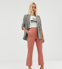Розовые укороченные расклешенные брюки Miss Selfridge-Розовый