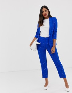 Брюки длиной 7/8 с принтом Vila-Мульти