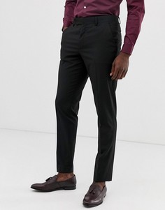 Черные облегающие брюки ASOS DESIGN-Черный
