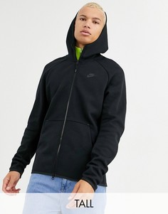 Черный флисовый худи Nike Tall