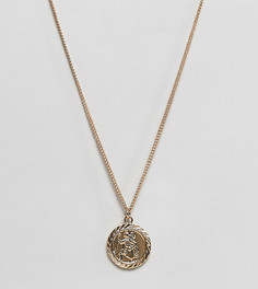 Золотистое ожерелье с подвеской Reclaimed Vintage inspired эксклюзивно для ASOS-Золотой