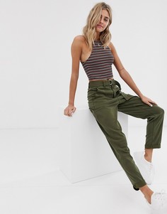 Кроп-топ в полоску ASOS DESIGN-Мульти