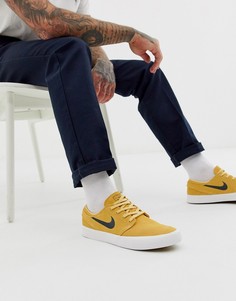 Желтые кроссовки Nike SB - Zoom Janoski-Желтый