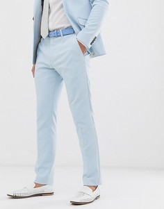 Голубые свадебные брюки скинни River Island-Синий
