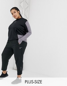 Черные спортивные штаны Nike Plus Running Essential-Черный