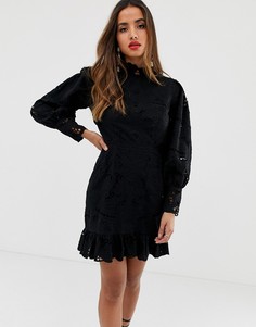 Платье мини с открытой спиной ASOS EDITION-Белый