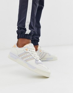 Белые низкие кроссовки adidas Originals rivalry-Белый