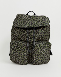 Рюкзак с леопардовым принтом и карманами Accessorize-Мульти