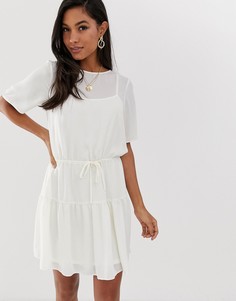 Платье мини ASOS DESIGN-Белый