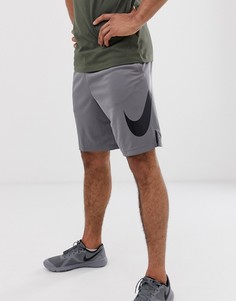 Серые шорты с логотипом-галочкой Nike Training - Dry 4.0-Серый