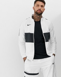 Белая спортивная куртка Nike FC-Белый