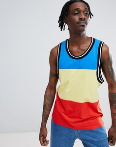Майка с монохромной окантовкой ASOS DESIGN-Мульти