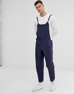 Свободный темно-синий комбинезон ASOS DESIGN