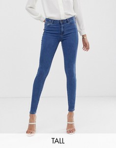 Синие джинсы скинни Vero Moda Tall-Синий