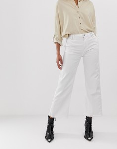 Укороченные джинсы с широкими штанинами Pepe Jeans Patsy-Белый