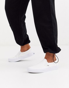 Белые кеды-слипоны Vans Classic-Белый
