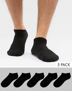 Набор из 5 пар спортивных носков Jack & Jones-Черный