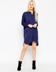 Платье-рубашка ASOS-Темно-синий