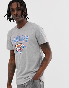Серая футболка New Era NBA Oklahoma City Thunder-Серый