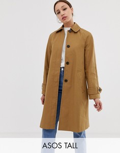 Тренч бойфренда ASOS DESIGN Tall-Светло-бежевый
