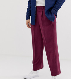 Фактурные брюки слим Noak-Фиолетовый