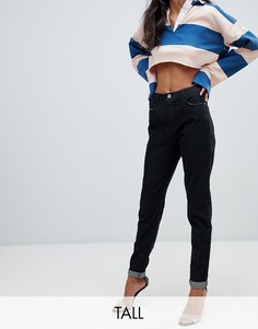 Черные джинсы в винтажном стиле с завышенной талией Missguided Tall-Синий
