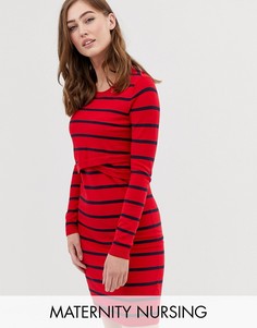 Трикотажное платье-джемпер для кормления Mamalicious-Мульти Mama.Licious